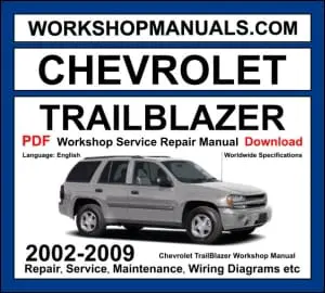 Chevrolet TrailBlazer 2002-2009 workshop manual covering 4.2L Atlas inline-6, 5.3L V8 and 6.0L V8 engines with repair procedures PDF download