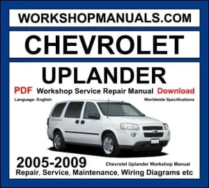 Chevrolet Uplander 2005-2009 workshop manual covering 3.5L LX9 and 3.9L LZ9 V6 engines with repair procedures and wiring diagrams PDF download
