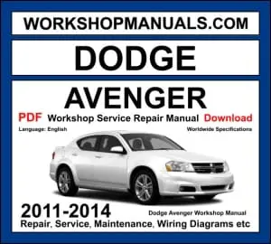 Dodge Avenger workshop manual 2011-2014 with 2.4L and 3.6L V6 repair and wiring diagrams PDF