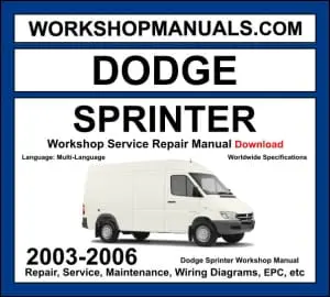 Dodge Sprinter W903 2003-2006 workshop manual covering 2.7L OM612 CDI 5-cylinder turbo diesel engine with repair procedures and wiring diagrams PDF download