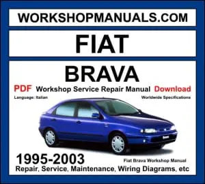 Fiat Brava Workshop Manual 1995-2003 with 1.6 JTD diesel hatchback repair and wiring diagrams PDF