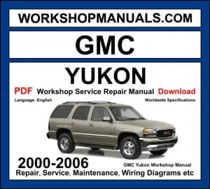 GMC Yukon 2000-2006 workshop manual covering 4.8L, 5.3L Vortec V8 and 6.0L Vortec V8 engines with repair and wiring diagrams PDF download