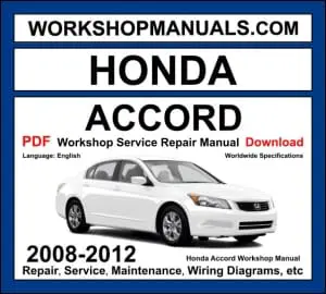 Honda Accord 2008-2012 workshop manual covering 2.4L K24Z i-VTEC and 3.5L J35Z V6 engines with repair procedures and wiring diagrams PDF download