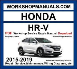 Honda HR-V 2015-2019 workshop manual covering 1.8L R18Z i-VTEC engine with repair procedures and wiring diagrams PDF download