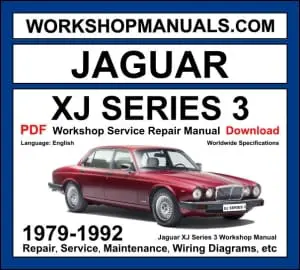Jaguar XJ Series 3 Workshop Manual 1979-1992 with 4.2L XK6 V12 repair and wiring diagrams PDF