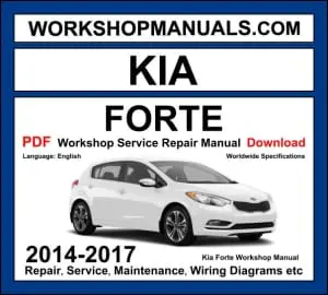 Kia Forte Cerato 2014-2017 workshop manual covering 1.8L Nu, 2.0L Nu MPI and 1.6L turbo GDi engines with repair procedures PDF download