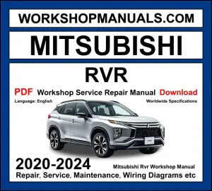 Mitsubishi RVR Workshop Manual 2020-2024 with 2.0L MIVEC crossover AWD repair and wiring diagrams PDF