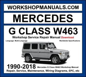 Mercedes-G-Class-W463-1990-2018-Workshop-Manual