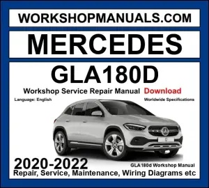Mercedes GLA Class GLA180d Workshop Repair and Service Manual 2020-2022 Download cover