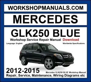 Mercedes GLK Class GLK250 BlueTec 4Matic Workshop Manual