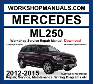 Mercedes M Class ML250 CDI 4Matic 2012-2015 Workshop Manual