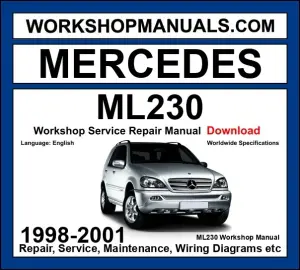 Mercedes ML230 1998-2001 Workshop Manual