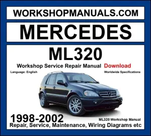 Mercedes ML320 1998-2002 Workshop Manual