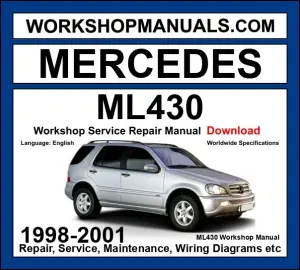 Mercedes ML430 1998-2001 Workshop Manual