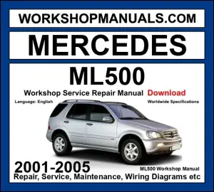 Mercedes ML500 2001-2005 Workshop Manual