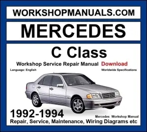 Mercedes S Class 300SE 300SEL 1992-1994 Workshop Manual