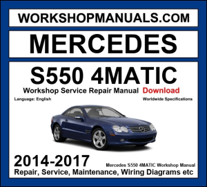 Mercedes S550 4Matic W222 2014-2017 workshop manual covering 4.7L M278 twin-turbo V8 AWD with service repair procedures and wiring diagrams PDF download