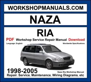 Naza Ria Workshop Repair and Service Manual Download 1998-2005 PDF cover