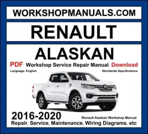 Renault Alaskan workshop manual 2016-2020 with diesel pickup truck repair and wiring diagrams PDF