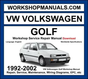 VW Golf Mk3 Mk4 workshop manual 1992-2002 with VR6 TDI and GTI engine repair procedures and wiring diagrams PDF