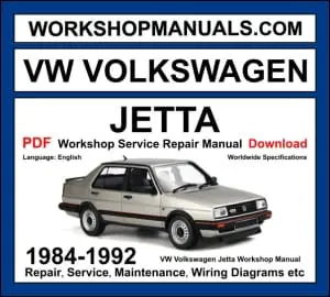 VW Jetta Mk2 workshop manual 1984-1992 with petrol and diesel engine repair procedures and wiring diagrams PDF