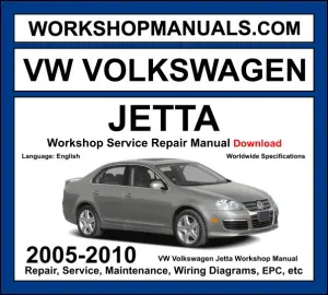 VW Jetta workshop manual 2005-2010 with TDI TSI and FSI engine repair procedures and wiring diagrams PDF download
