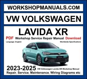 VW Volkswagen Lavida XR 2023-2025 Workshop Repair and Service Manual Download PDF cover