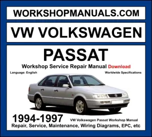 VW Passat Workshop Manual 1994-1997 with 1.8L 2.0L TDI diesel repair and wiring diagrams PDF