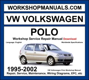 VW Volkswagen Polo Workshop Repair and Service Manual 1995-2002 Download cover
