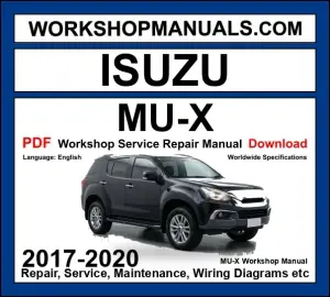 Isuzu MU-X First Generation 2017-2020 Workshop Manual