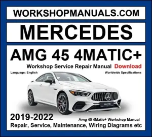 Mercedes AMG CLA 45 4Matic+ Workshop Repair and Service Manual 2019-2022 Download cover