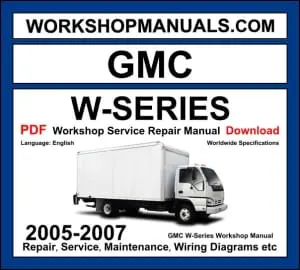 GMC W-Series 2005-2007 Workshop Manual Download PDF