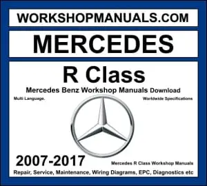 Mercedes R Class Workshop Manuals