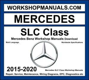 Mercedes SLC Class Workshop Manuals