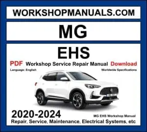 MG EHS Workshop Repair and Service Manual Download 2020-2024 PDF cover