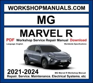 MG Marvel R Workshop Repair and Service Manual Download 2021-2024 PDF cover