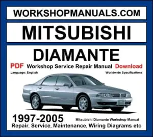 Mitsubishi Diamante Workshop Manual 1997-2005 with 6G72 and 6G74 V6 repair and wiring diagrams PDF