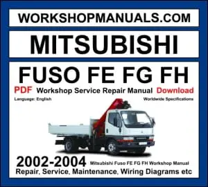 Mitsubishi Fuso FE FG FH 2002-2004 Workshop Manual Download PDF