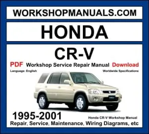 Honda CR-V 1995-2001 Workshop Manual Download PDF