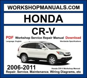 Honda CR-V 2006-2011 Workshop Manual Download PDF