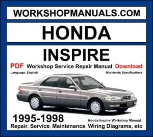 Honda Inspire 1995-1998 Workshop Manual Download PDF