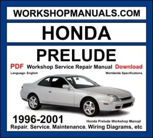 Honda Prelude 1996-2001 Workshop Manual Download PDF