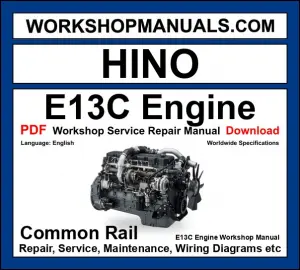 Hino E13C Diesel Engine Workshop Manual