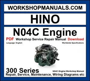 Hino N04C Engine Overhaul Workshop Manual PDF