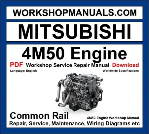 Mitsubishi 4M50 Diesel Engine Workshop Manual