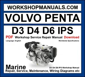 Volvo Penta Marine Electrical, Ignition and Fuel Workshop Repair and Service Manuals PDF cover