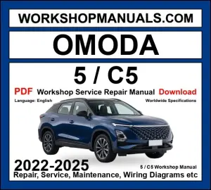 Omoda C5 2022-2025 service manual PDF cover