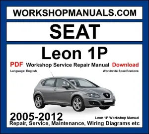 Seat Leon 1P workshop repair manual PDF 2005-2012 cover