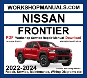 Nissan Frontier Workshop Repair and Service Manual 2022-2024 PDF Download cover