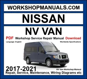 Nissan NV Cargo and Passenger Van 2017-2021 Workshop Service Repair Manual PDF cover